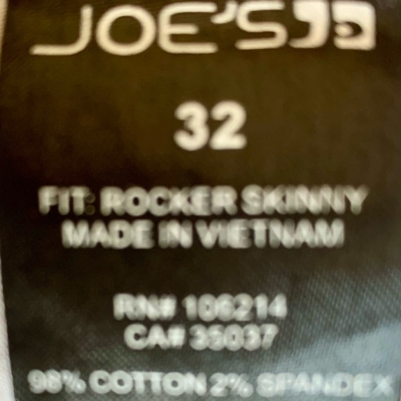 JOE'S JEANS Women’s The Rocker Stretch Denim Size 32 - Picture 5 of 5